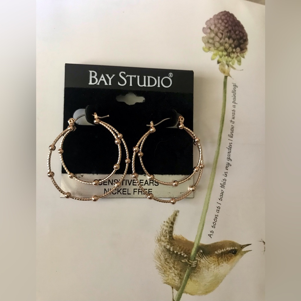 New Gold Hoop Earrings Bay Studio